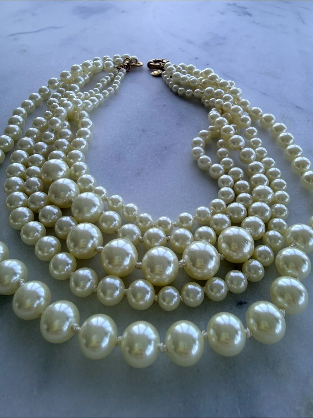 J. Crew Multi-Strand Pearl Necklace
